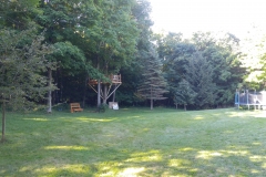 THE RESIDENCE - BACKYARD - TREE HOUSE AND TRAMPOLINE